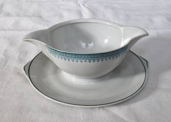 Stara dwustronna sosjerka – porcelana Ćmielów