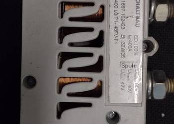 C400 L0/P1-48FV-F1 1-1697-102423 stycznik 400A dc cewka 48V Schaltbau