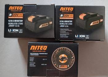 NITEO 20V akumulator litowo-jonowy 4,0 Ah, NOWY, prod. 12/2025