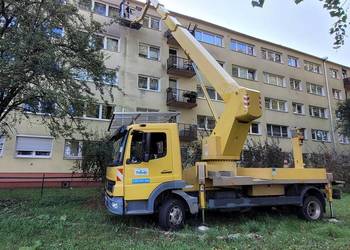 Podnośnik koszowy 27 m Wumag WT 270 zwyżka 300 podest Palfinger Ruthmann