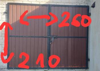 Blaszane drzwi 3 sztuki.