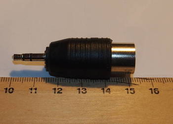 Przejściówka stereo: wt. mały jack (3.5mm)- wt. DIN 5;