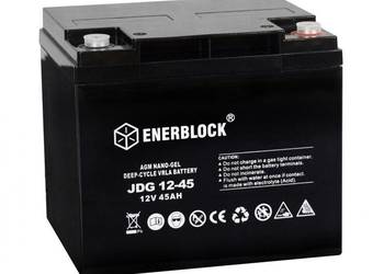 Akumulator 12V 45Ah ENERBLOCK AGM - GEL Hybrid JDG12-45