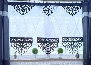 Panel Ażury Firany Gotowe Firanki do salonu pokoju