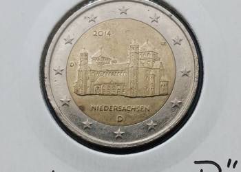 2 Euro Niemcy Niedersachsen 2014 r. men. D