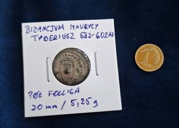 Bizancjum - Maurycy Tyberiusz, 582–602 n.e. (Pół follisa)