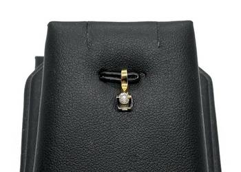 Złota Zawieszka Próby 585 0,46g Diament Certyfikat