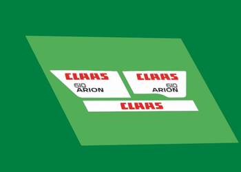 Naklejki Claas Arion 610 i inne modele super mocne zamienniki