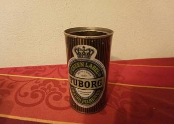 Tuborg green label puszka po piwie pusta