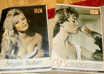 Unikatowe czasopisma z lat 50-60 z Brigitte BARDOT dla kolek