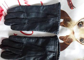 Rękawiczki skórzane duży rozmiar  uniseks