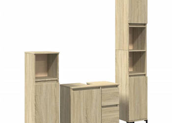3-cz. zestaw mebli łazienkowych kolor dąb sonoma WM-3282654