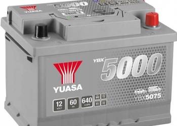 Akumulator 12V 60Ah 640A Yuasa Silver