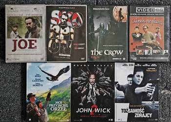 Filmy DVD płyty John Wick 2, Chłopaki nie płaczą, Kruk, Mój przyjaciel Orze