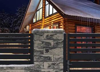 Bloczki ogrodzeniowe JONIEC GORC PEAK, 75,6cm x 19,5cm x 18cm