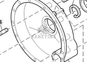 John Deere W540 Obudowa Zwolnicy Przedniej H225886
