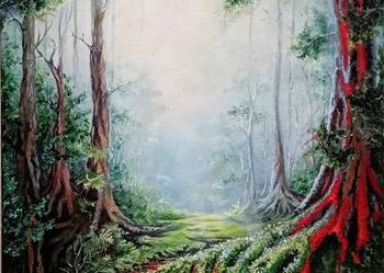 Obraz ręcznie malowany 50/40 cm