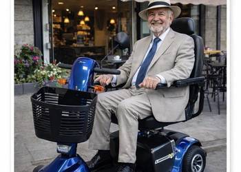 Wózek Skuter Inwalidzki ElektrycznyLUNETTA PROMOCJA