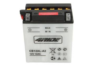 Akumulator motocyklowy 4 RIDE CB12AL-A2 12V 12Ah 165A (Kwasowy, Prawy+)