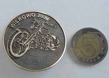 Odznaka Znaczek Blacha ze Zlotu Motocykli ( Wilkowo 2009 )