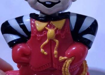 Vintage 1995 szeryf hamburglar kowboj nakręcany chodzi MC Donald Happy meal Vintage 1995 szeryf hamburglar kowboj nakręcany chodzi MC Donald Happy meal