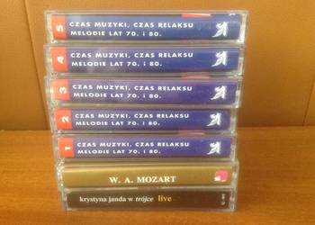 65 szt Kaset magnetofonowych - oryginalne nagrania. z lat 90