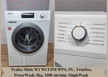 Pralka Miele W1 WCI 870 WPS, PL, TDos, PWash, 9kg, 1600obr, SingleWash