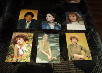 6 pocztówek. widokówek, celebrytów polskich 2