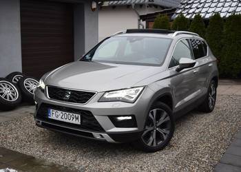 Seat Ateca 4Drive DSG Salon Polska Serwis ASO Bezwypadkowy Wypasiony MAX