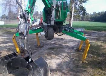 Mini koparka Hansa APZ 131 minikoparka wykop piwnic staw koparko ładowarka