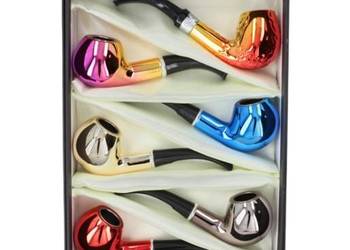 Zestaw 6 Fajek do Palenia z Nowoczesnej Żywicy Syntetycznej Mix Wzorów