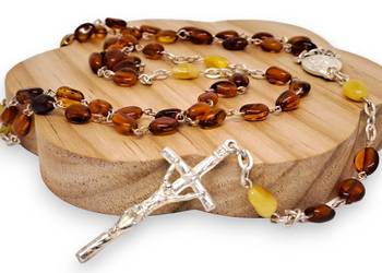 Różaniec z bursztynu, BURSZTYN BAŁTYCKI #1268