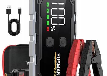 Powerbank Rozruchowa 4000A 12V 8L Benzyna 6L Diesel LCD LED