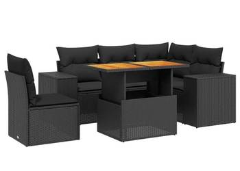 vidaXL 6-cz. zestaw mebli ogrodowych z poduszkami(SKU:3272637)