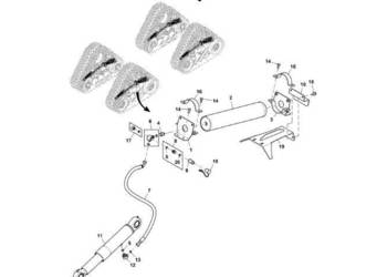 John Deere 9470RX - Siłownik hydrauliczny AHC21429 (Gąsienice i obciąźniki) John Deere 9470RX - Siłownik hydrauliczny AHC21429 (Gąsienice i obciąźniki)