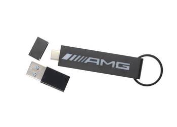 MERCEDES AMG Brelok do kluczy Pendrive Dual USB-C USB-A 64GB OE