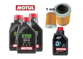 Zestaw olejowy olejów motul do quada Benda Redstone 550 + oryginalny filtr