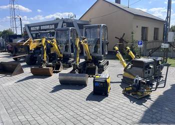 WYNAJMĘ WYNAJEM Minikoparki Ładowarki Zagęszczarki Wozidła PŁOTEX