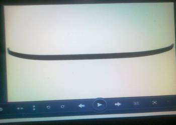 SPOILER ZDERZAKA PRZED. CZARNY DO: FIAT STILO 01-