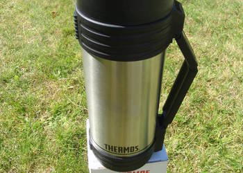 Stalowy termos z zakręcanym korkiem- prod. Japonskiej