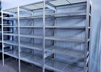 REGAŁ OCYNKOWANY Ażurowy Metalowy Magazynowy Garażowy 63x220x303/18p