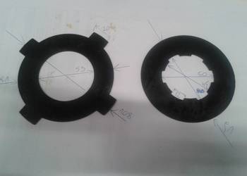 * Płytki sprzęgłowe do chińskich tokarek *