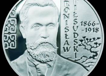 Srebrne 10 zł. Bronisław Piłsudski