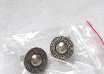 Kolczyki srebrne Sztyft oksydowane aż 8 g NOWE