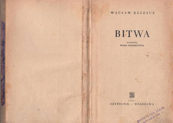 (02938) BITWA – WACŁAW RZEZACZ