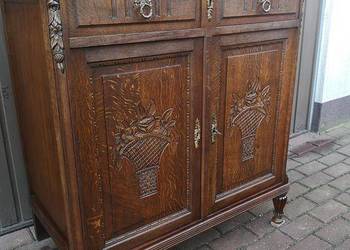 Komoda Pomocnik Szafka Dębowa Zgrabna Stara Antyk Po Renowacji Okazja.