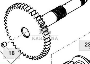 John Deere 8130 8230 8330 8430 8530 Bieg Koło Zębate Skrzyni Biegów IVT CZ…