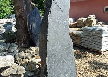 Monolit kamień ozdobny duży głaz do ogrodu Bianco Carrara Thasos Lodowy