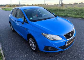 Seat Ibiza 1.4 MPI Benzyna 5 Drzwi 2009r Klima Czujniki Parkowania Zadbany