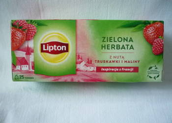 Lipton Herbata zielonao smaku malinowym
